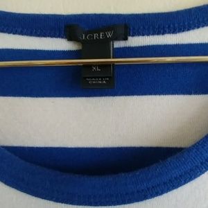 J. Crew Tops - J CREW Blue and White Striped Tank Top J. Crew Tops - J CREW Blue and White Striped Tank Top